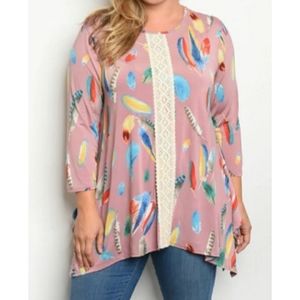 Ladies plus size top
